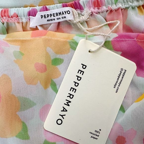 Dolls Kill x PepperMayo Hotel Living Sarong Skirt - Size 10 - Picture 5 of 6